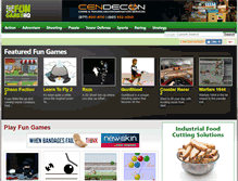 Tablet Screenshot of fungameshq.com